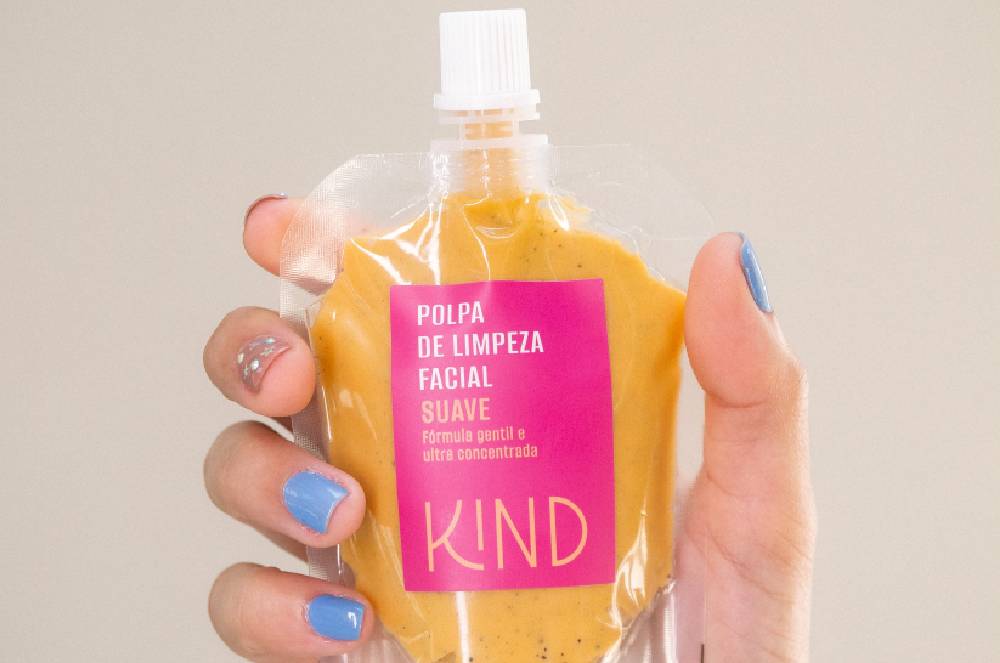 Polpa de Limpeza Facial Suave da Kind Beauty, é citada na lista de 